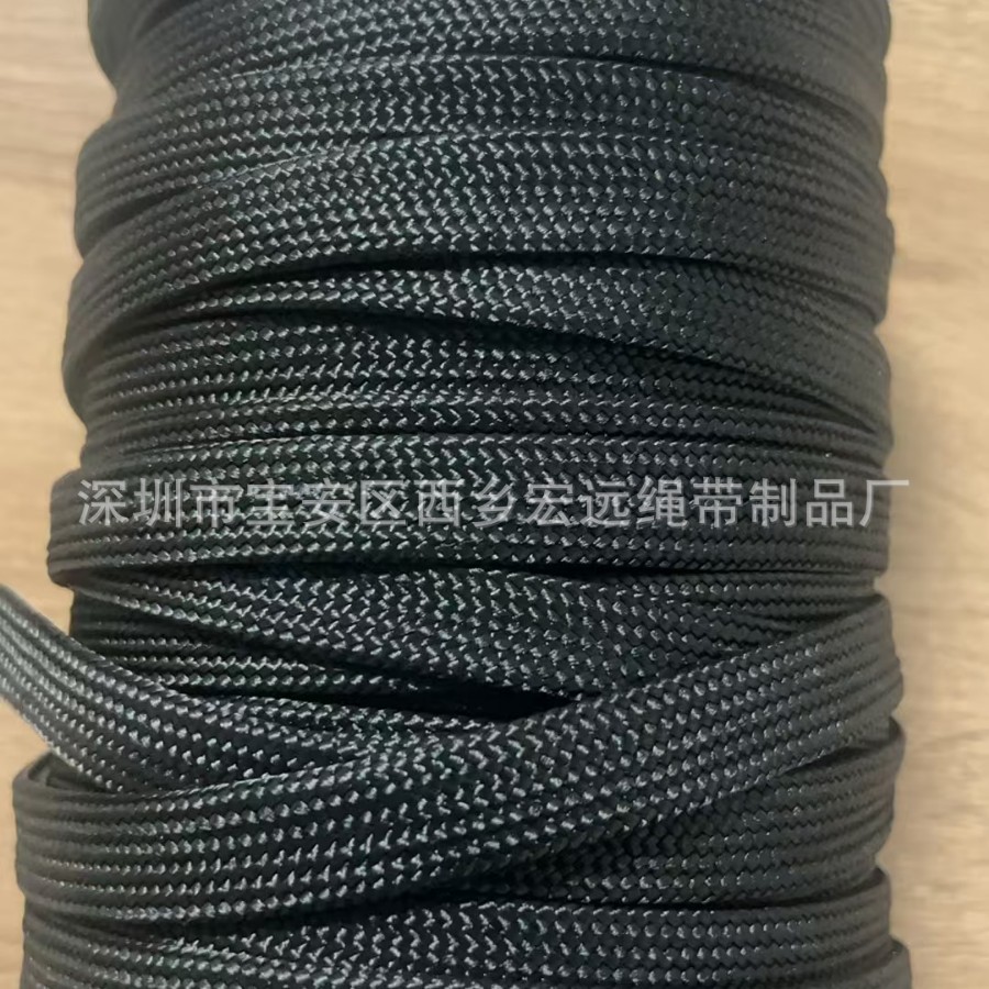 厂家供应黑色空芯带 航空角绳 航空金绳 白色角绳 蓝色角绳飞机绳