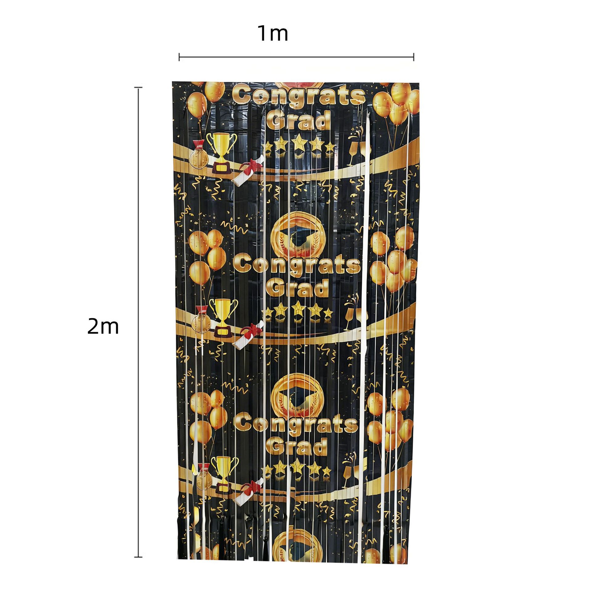 Beauty Sea 1.2m cortina de lluvia de Halloween decoración de Navidad decoración de pared de cumpleaños decoración de plástico