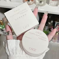 CACAE Перо Шелк Мягкая Пудра Торт Двойной Цвет Косметический Макияж Натуральный Белый Слоновая Кость Белый Юго-Восточная Азия Горячий Стиль Внешней Торговли