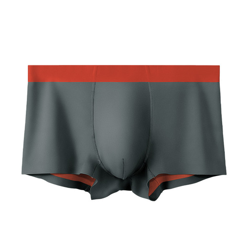Men's underwear men's wholesale 120-count ice silk double-sided seamless boxer briefs comfortable boxer briefs boys' shorts bottoms