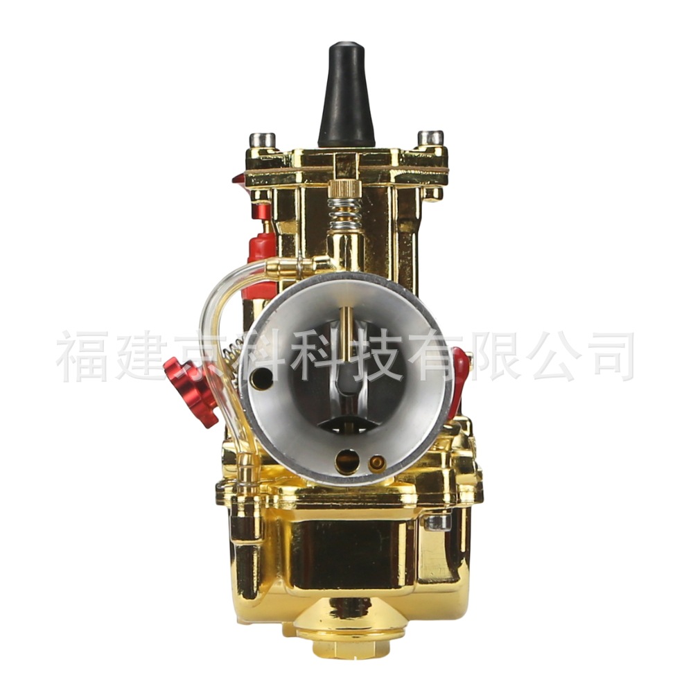 Carburador de Color Electrochapado PWK24 26 28 30 32 34mm Apto para Modificación de Motocicletas, Carreras de ATV