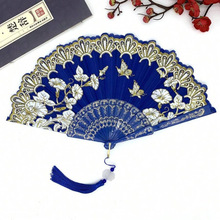 M 31407 Ancient style hand fold dance fan �ŷ��ֹ��۵��赸��