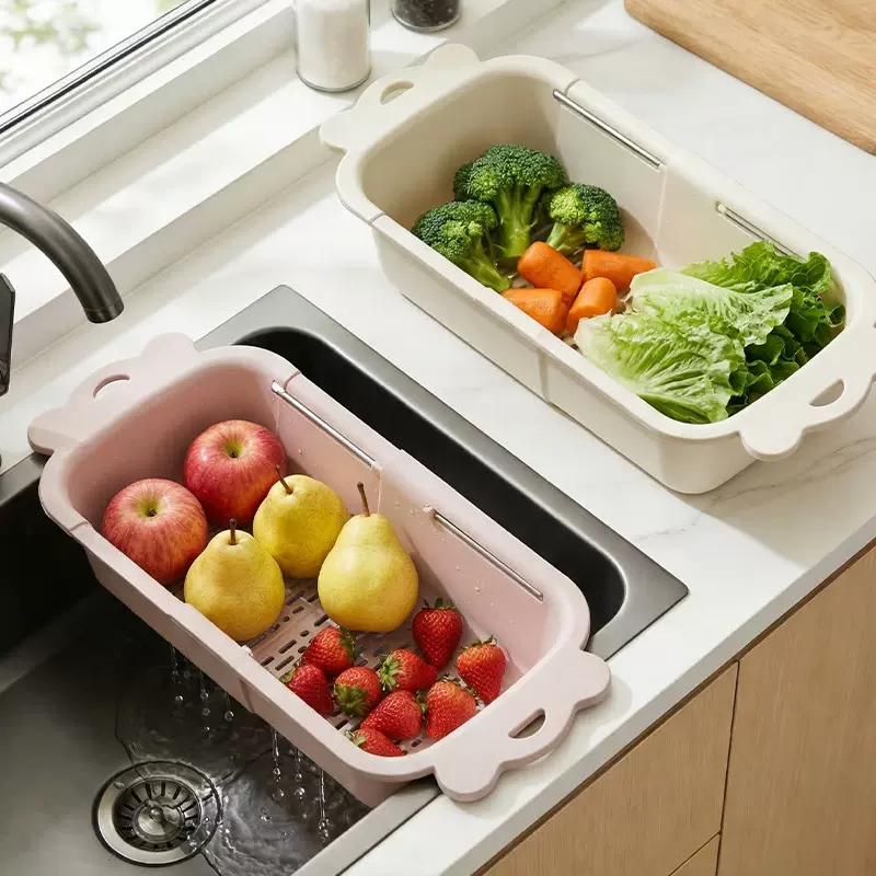 工厂直供厨房沥水篮水槽沥水碗多功能伸缩碗盘碗碟滤水洗碗置物架