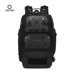 OZUKO 屋外戦術バックパック大容量防水トラベルバッグ耐摩耗性 MOLLE 登山ハイキングバックパック