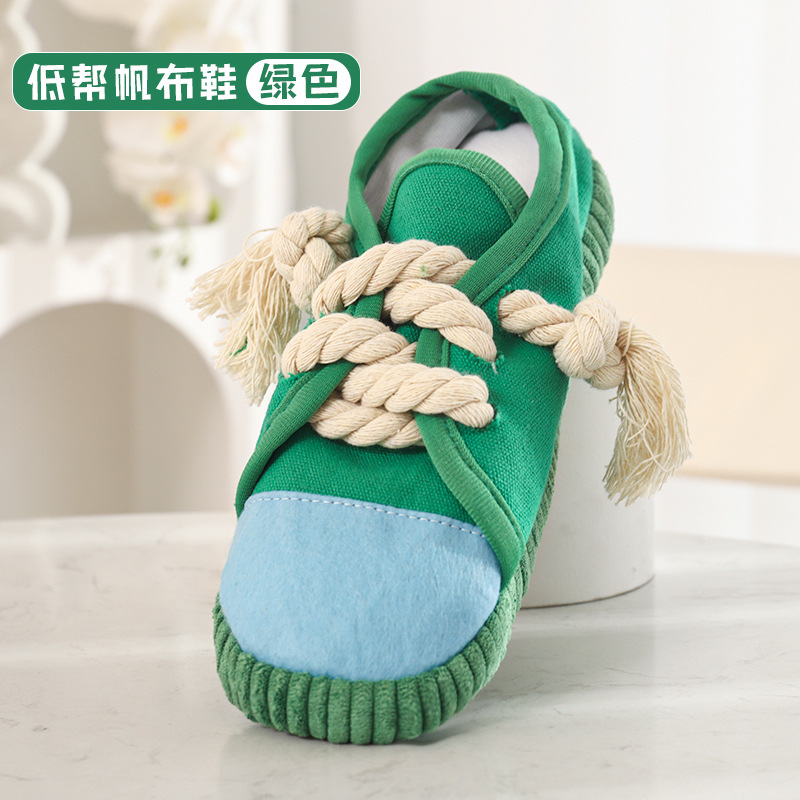 Pantuflas de juguete para perros, sonido, auto-hey, artefacto para aliviar el aburrimiento, cachorros, rechinar los dientes, anudar, las mascotas consumen energía
