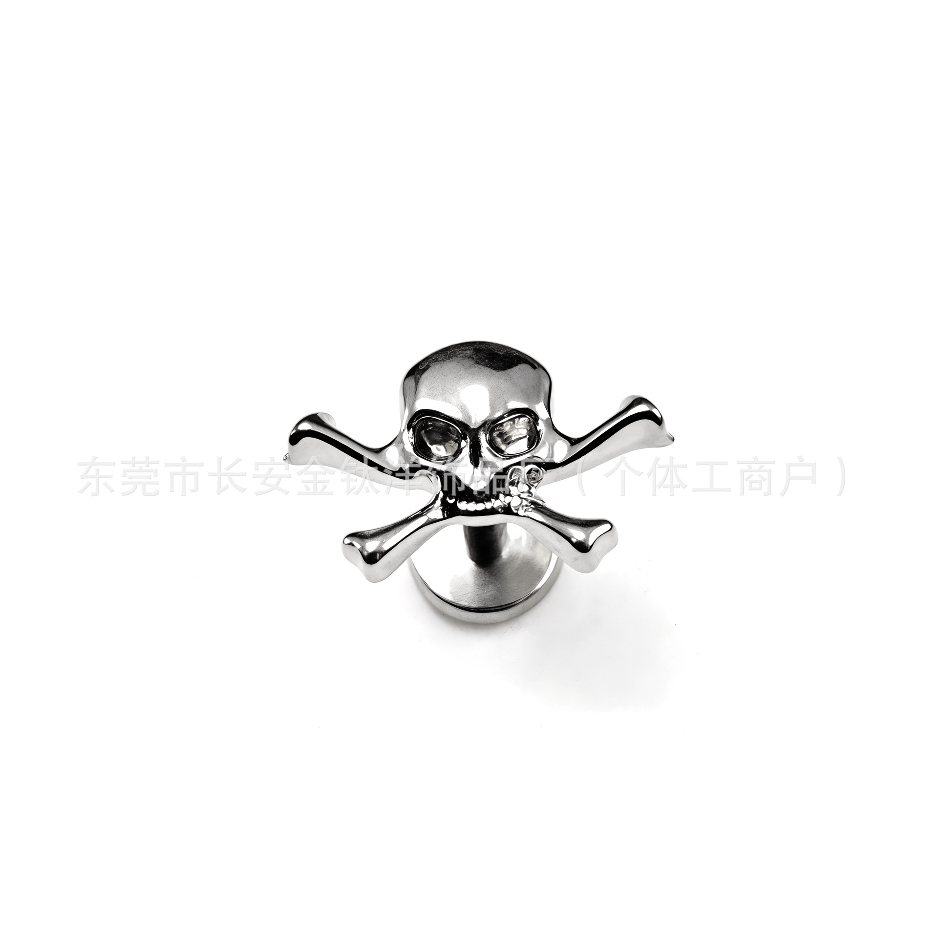 F136 Titanium Halloween Skull Earrings Nose Nails Cochlear Nails G23 Titanium Alloy Body Piercing Jewelry Ear Bone Nails detail image 7