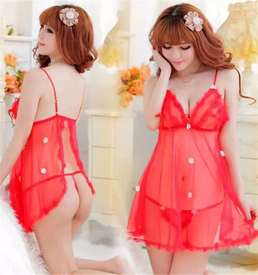 Sexy Mesh Nightgown Image 1