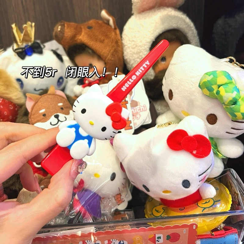 ヘルローキティケイティ猫のヘアピン一字クリップ漫画学生プレゼント女の子サイドクリップ髪飾り前髪クリップ|undefined