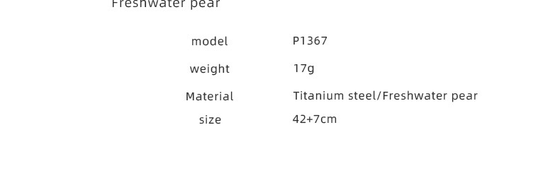 Retro Geometric Pearl Titanium Steel Necklace 1 Piece