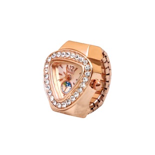 New creative decorative watch mini ring watch student finger watch
