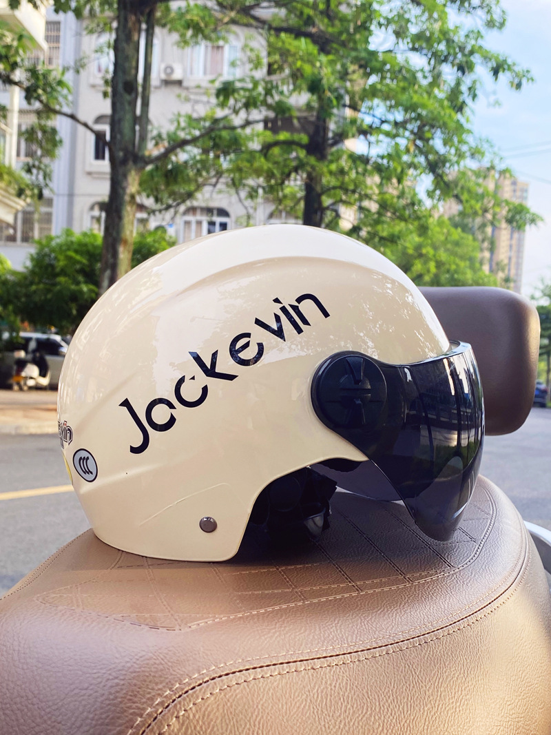 Electric Vehicle Summer Sunscreen Half Helmet - Universal