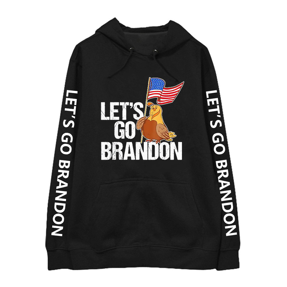 LET'S GO BRANDON Hooded Sweatshirt Printed Men And Women Commuter Top Student Sweatshirt