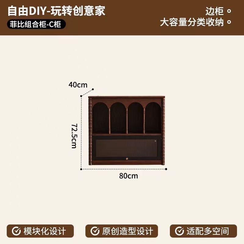 电视机客厅家用实木小户型收纳储物柜法式复古田园茶几电视柜组合|undefined