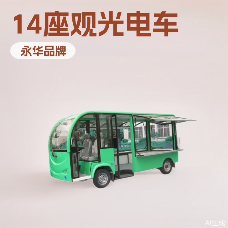 电动观光车景区旅游览物业看房公园度假村酒店接待用车四轮电瓶车