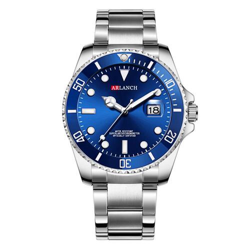 Cross-border AliExpress Water Ghost Luminous Watch Men's Sports and Leisure Quartz Watch Calendar Exquisite Men's Waterproof Watch