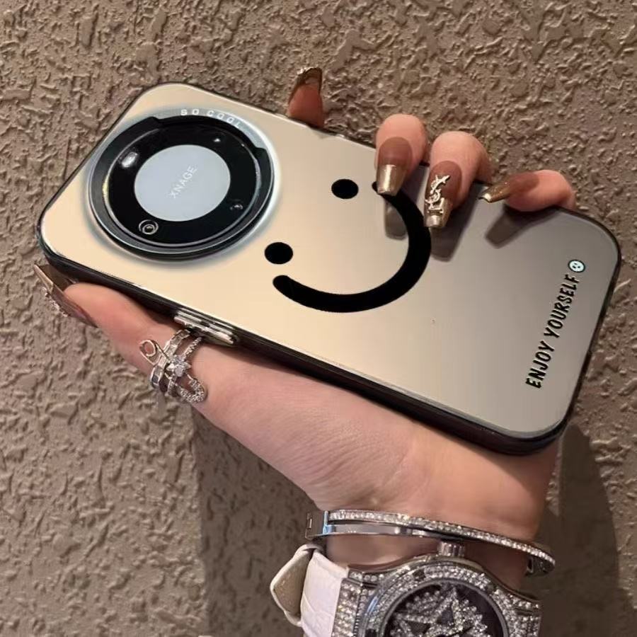 Smiley simple para Huawei Mate70Pro funda para teléfono móvil P70 nuevo Honor 100Pro/Nova12/P60/