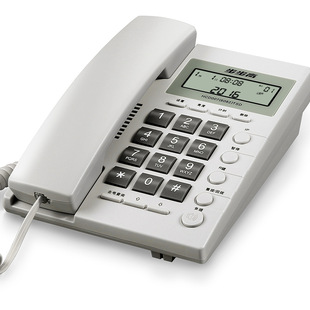 Step-by-step HCD6082 corded telephone caller ID office sitting home fixed telephone landline
