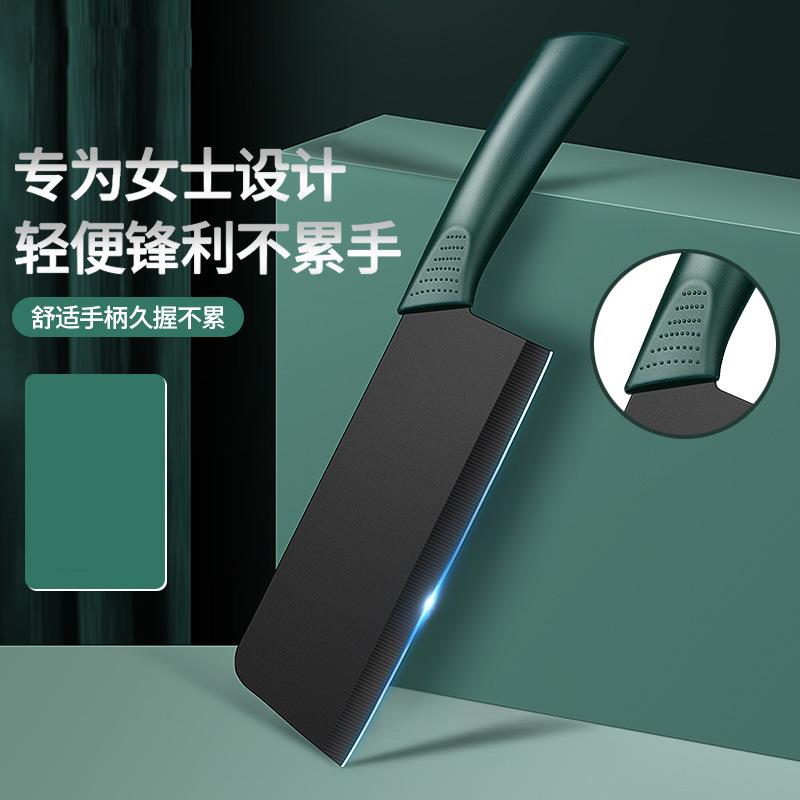 Cuchillo de cocina de acero inoxidable cuchillo de cocina doméstico cortar y cortar de doble uso cocina afilada