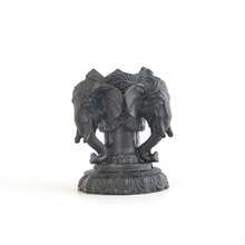 创意桌面印度象神工艺品装饰东南亚泰国烛台摆件大象头蜡烛台家居