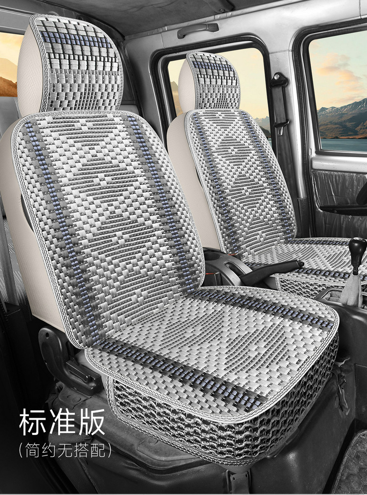 Special wuling glory new card 1.51.8 double-row seat small truck for special car ice silk breathable four-season seat cover