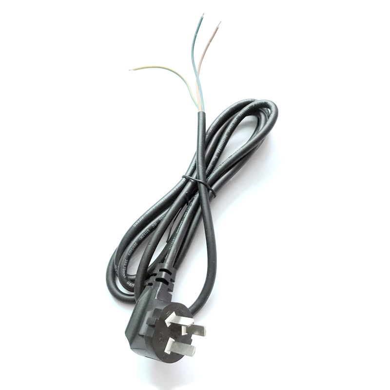 国标两芯三芯家电插头电源线户外室内耐高温橡胶线带电脑管品字尾