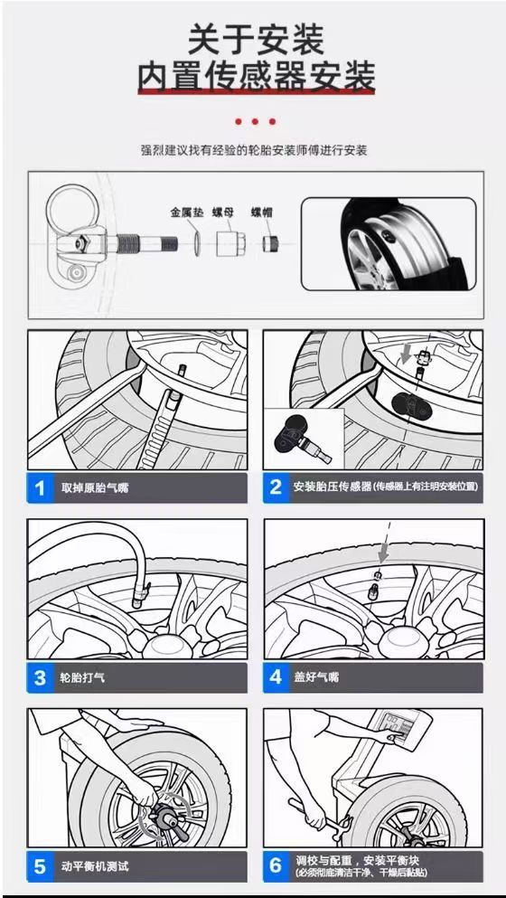 Suitable for Tesla Tire Pressure Sensors Model3Modely/S/X, Bluetooth Compatible with the Original Tire Pressure System of the Vehicle