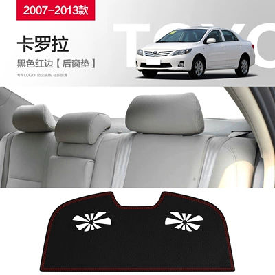Control Instrument Panel Avoidance, Günəş əleyhinə siperlik - 07-13-corolla-fiber-leather-rear-pad-red-line