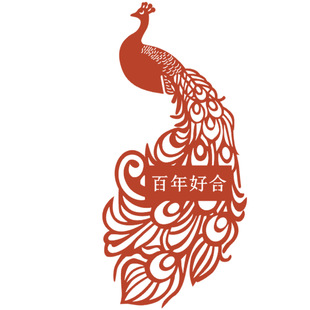 Laser Cut Out Wedding Banquet Wine Glass, Centenary Peacock, Chinese Red Party Layout, Butterfly Lettering Cup Card