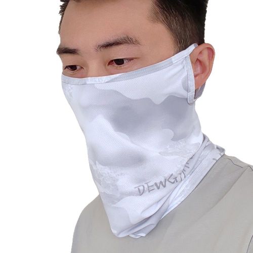Outdoor Neck Sunscreen Neck Gaiter Magic Face Mask Cycling Fishing Summer Sports Mask Scarf Ice Silk Headband for Men