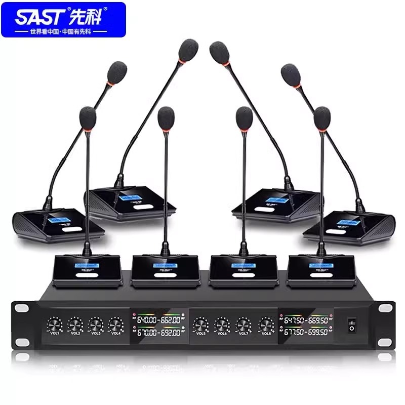 Micrófono inalámbrico OK - 12 para el hogar karaoke metal U segmento FM uno arrastrar dos micrófono de conferencia anti-aullante