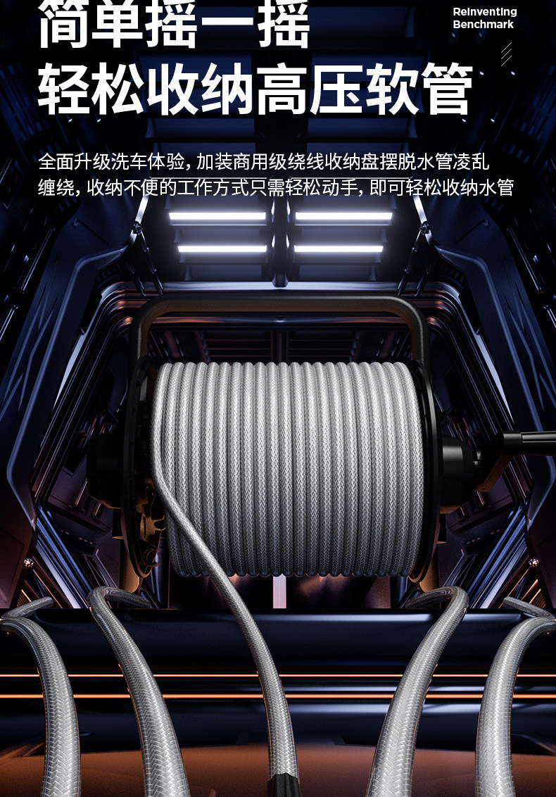 Car Washing Machine 220V Household High-Pressure Water Pump High-Power Booster Super Powerful Floor Cleaning Tool Car Washing Water Gun Cleaning Machine