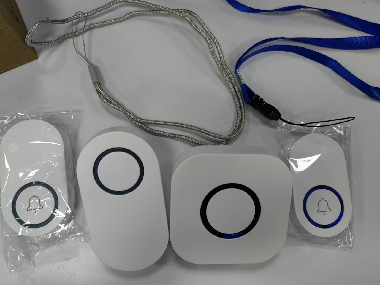 无线门铃无线家用智能超远距离电子遥控一拖二老人病人呼叫器跨境