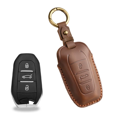 Car key bag for Dongfeng Peugeot 5008 - brown