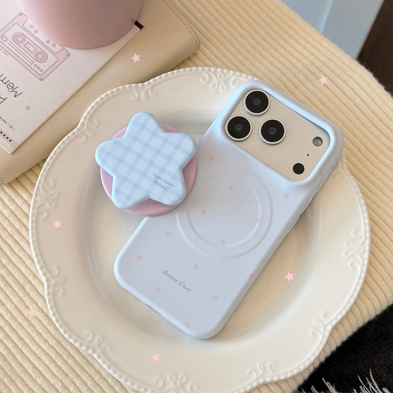 Star Stand Suitable for iPhone 17, 17 Pro Max, Soft Film iPhone 16 Case, 15 Fresh Blue, 13 Magnetic Star Stand Suitable for iPhone 17, 17 Pro Max, Soft Film iPhone 16 Case, 15 Fresh Blue, 13 Magnetic