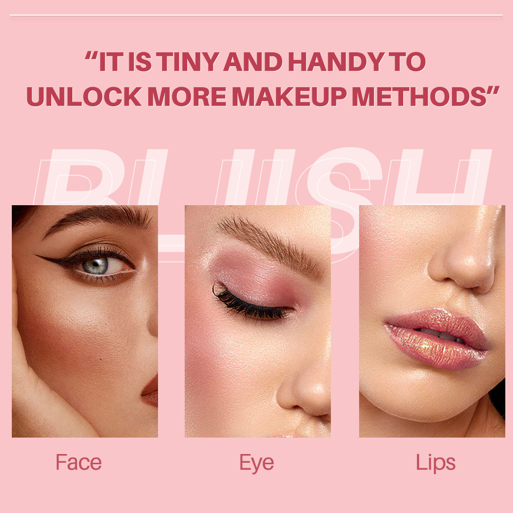 Julystar Single-color matte Contouring Blush Cream, Blush Stick, Six-color High-gloss Brightening Blush wholesale undefined