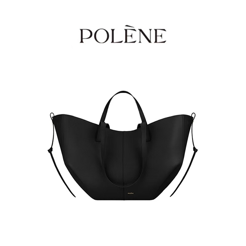 跨境爆款pol波灵恩翅膀包Cyme牛皮水桶包手提包托特大容量通勤女 - Thumbnail 7