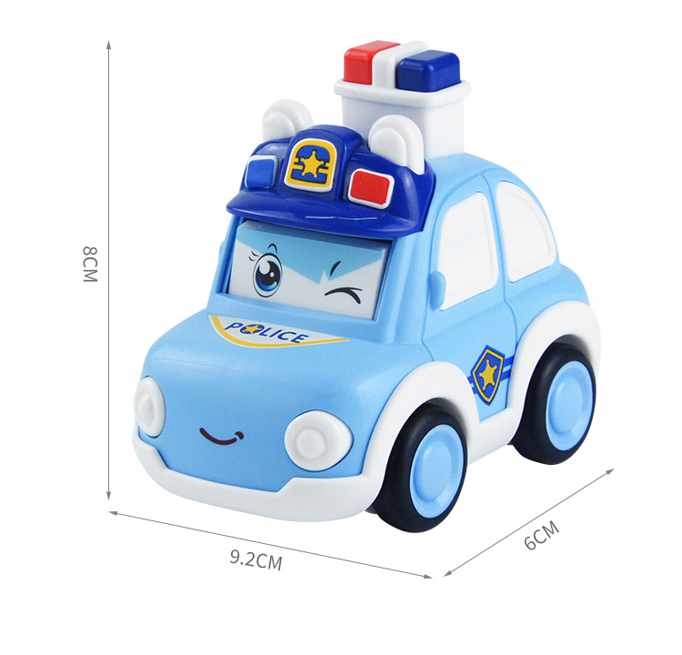 200g Weight ABS Material Car Pattern Children Unisex Gender Cute Style New Mini Press Fire Truck Ambulance Pull Back Toy Car Random 1 Piece1 Piece