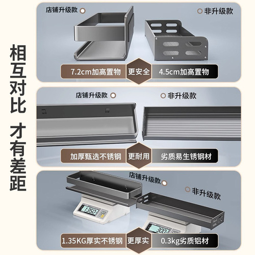 Bathroom storage rack, bathroom toilet rack, shower room storage rack, toilet washbasin cosmetics storage