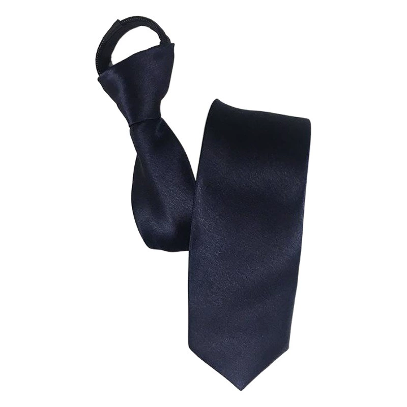 Галстук мужской галстук на молнии 5 см ленивое однотонное студенческое платье темно-красный черный свадебный легко вытащить оптовая продажа с фабрики