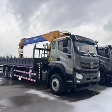 福田后双桥随车吊跨境 随车起重运输车 二手随车吊多少