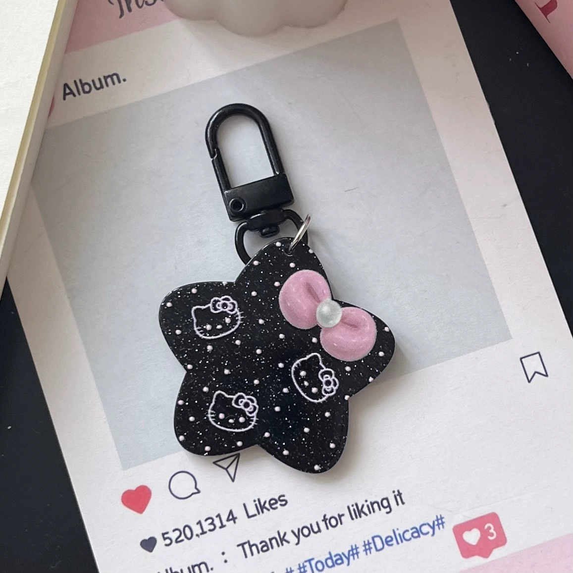 Ключница бренда Fuchsia, универсальная принадлежность для рюкзака, подвеска, 2 карата, подарок на день рождения