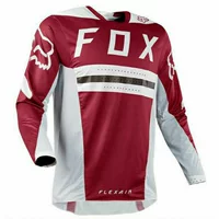 Костюм FOX для скоростного спуска MTB, велосипедный топ с длинными рукавами, летняя одежда с длинными рукавами для горного велосипеда, внедорожная мотоциклетная одежда, молочный шелк