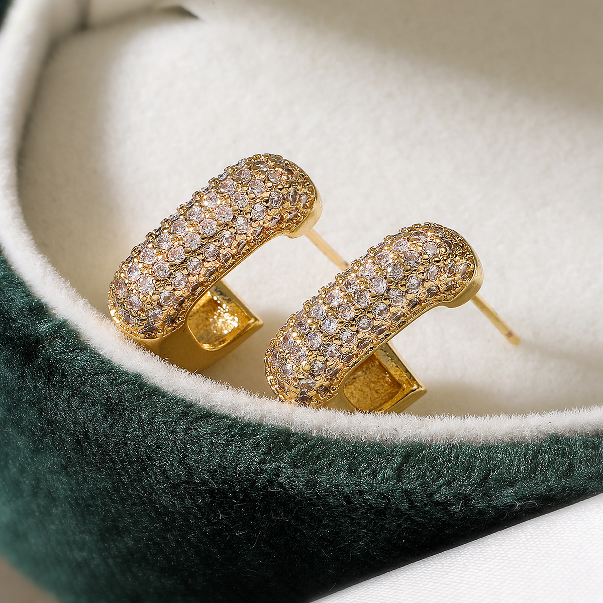 1 Par Geométrico Estilo Simple Estilo Clásico Cobre Pendientes display picture 1