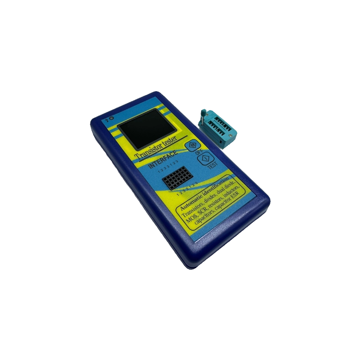 Pantalla a color pantalla gráfica M328 transistor tester medidor de resistencia inductancia medidor capacitancia ESR medidor