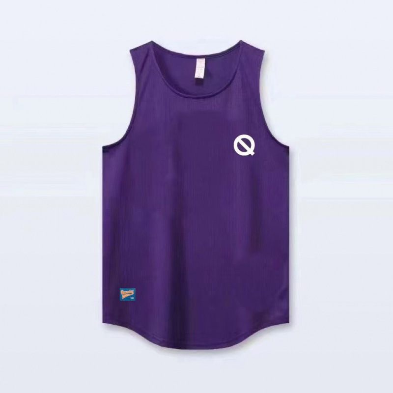 QINKUNG deportes de trabajo ligero chaleco de carrera hombre y mujer competición atletismo maratón ropa de secado rápida transpirable