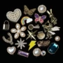 cross新品金色系金属鞋花