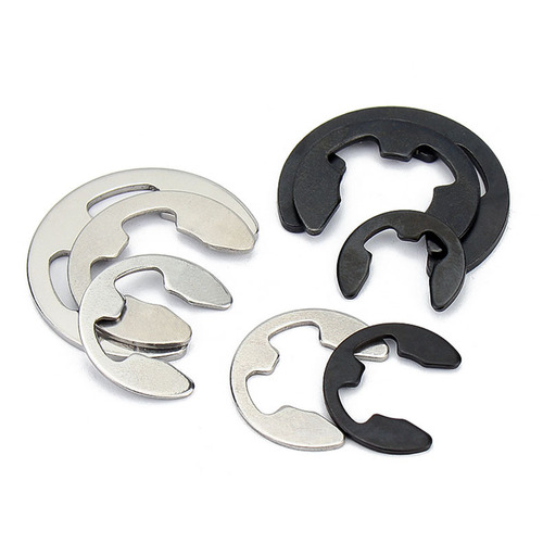 GB896 open retaining ring wholesale 304/manganese steel E-shaped buckle E-type circlip M1.5/M2/M3-M20