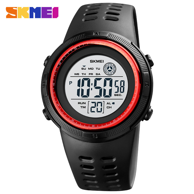 Skmei 1773 nuevo estudiante deportes al aire libre reloj electrónico color caramelo moda cinta luminosa pantalla única