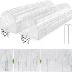 Amazonクロスボーダーホットスタイルガーデンフープベル型トンネル温室トンネル温室屋外秋と冬の植物保護カバー