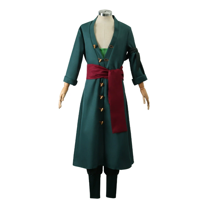 漫多 One Piece Zoro костюм одежды три Zoro Wano Country Zoro Juro юката косплей аниме костюм